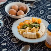 Fresh fruits on the Panagiota | Bike & Boat Tour