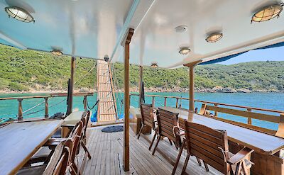 Outdoor seating | Panagiota | Bike & Boat Tour