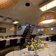 Warm Dining Interior | La Mar | Bike & Boat Tour