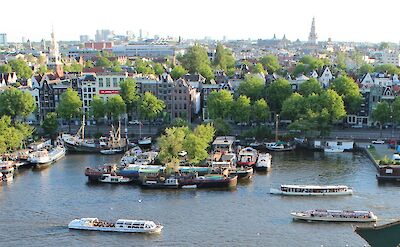 Cityscape in Amsterdam, North Holland, the Netherlands. CC:Simmerguy269