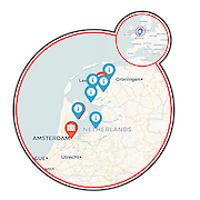 Dutch Villages of Friesland Map