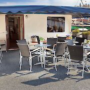 Outdoor seating | Fleur | Bike & Boat Tour