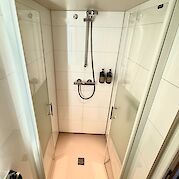 Shower/Bathroom on the Merlijn - Bike & Boat Tours