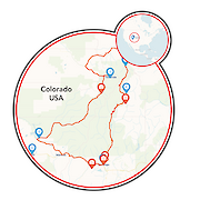 Durango & the San Juan Skyway Map