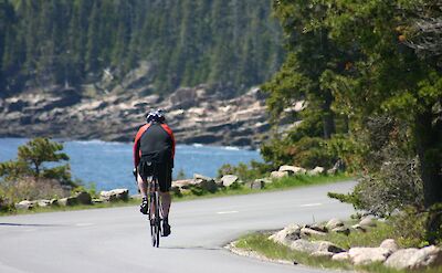 Biking Acadia National Park. Flickr:NPS Climate Change Response