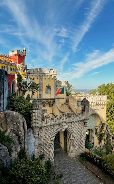 Incredible archway in Sintra, Portugal. Unsplash@Helder Burato Berto