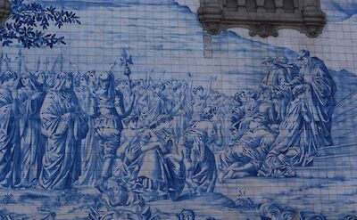 Tiled mosaics all over Porto, Portugal. Flickr:Pug Girl