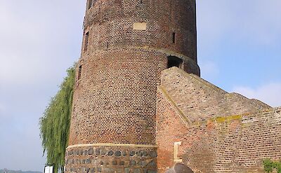 Mühlenturm Tower at the medieval wall in Reese, Germany. CC:Volker1978
