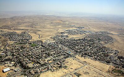 Aerial of Arad, Israel. CC:Neukoln