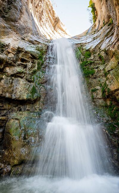 Waterfall in Ein Gedi, Israel. Unsplash:Peter Pryharski