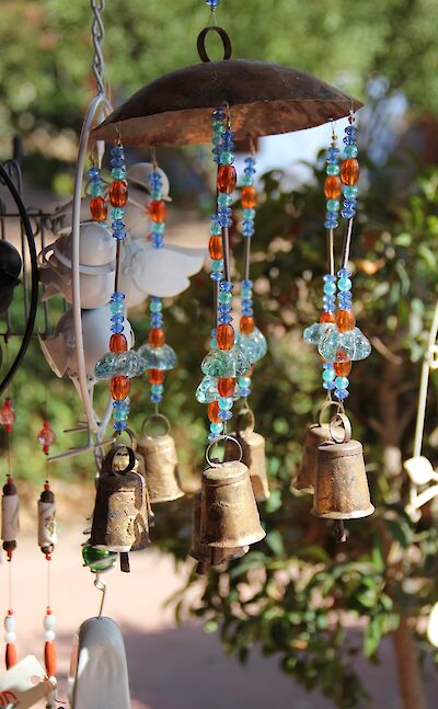 Wind-chime in Israel. Unsplash:Shaley Cohen