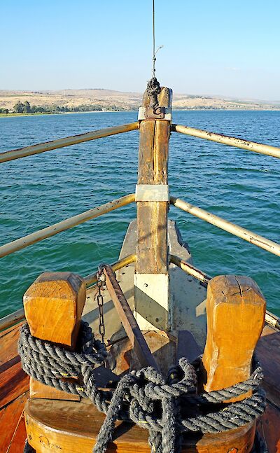 Sailing on the Sea of Galilee, Israel. Flickr:Dennis Jarvis 