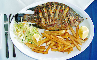 St Peter's Fish is a must-have on the Sea of Galilee. Flickr:Larry Koester