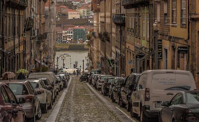 Quiet street in Porto. Portugal. Flickr:PapaPiper