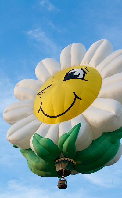 The annual Balloon Festival in Barneveld, Gelderland, Holland. Photo by Bert Glismeijer