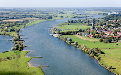 Rhenen on the Rhine River in Utrecht, the Netherlands. CC:Joop van Houdt