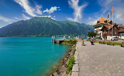 Beautiful promenade in Iseltwald, Switzerland. Unsplash@Allphoto Bangkok