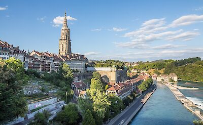 Aare River through Bern, Switzerland. CC:Dmitry A. Mottl