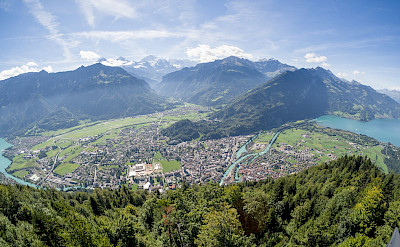 View from Harder Kulm in Interlaken, Switzerland. Flickr:James Petts