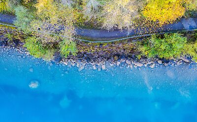 Road by the lake in Iseltwald, Switzerland. Unsplash@Manuel Boxler