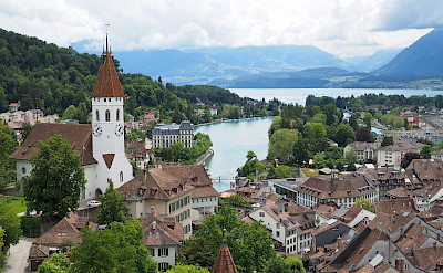 Another great view from the castle in Thun, Switzerland. Flickr:othree