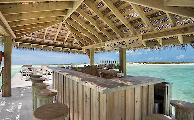 Ambergris Cay All Inclusive Hangover Tiki Bar Inside