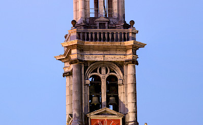 <i>Westertoren</i> (1637) is the highest church tower (85m) in Amsterdam. Photo via Wikimedia Commons:Massimo Catarinella