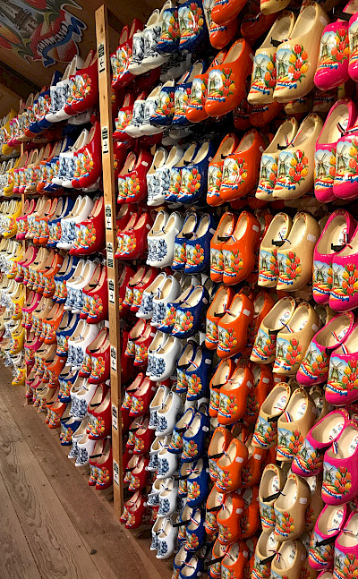 Klompen for sale as souvenirs or shoes in the Netherlands. Photo by Hennie