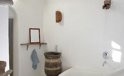 Sunken Bath With Shower Off Master Bedroom