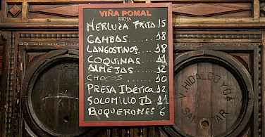 Tapas and wine all over Andalucia. Photo via Flickr:Oliver Townend