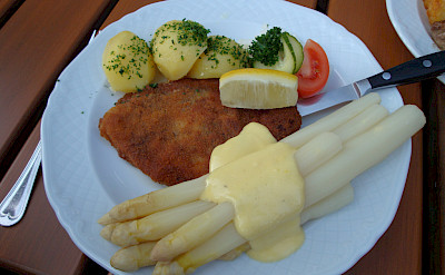 Spargel and Schnitzel in Germany, of course! Photo via Flickr:Frank Steiner