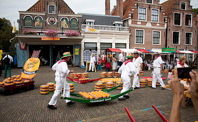 The famous cheese in Edam, North Holland, the Netherlands. Flickr:Philip Cotsford
