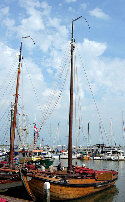 Harbor in Volendam, North Holland, the Netherlands. Flickr:taqpets