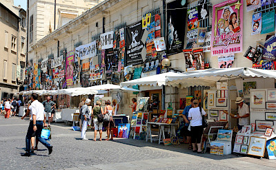 Festival in Avignon, Provence, France. Flickr:Andrea Schaffer