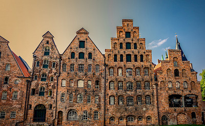 Lübeck houses. Photo by user:scholty1970 