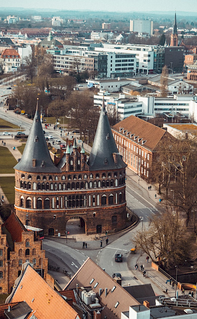 City gate, Lübeck. Photo by Moritz Kindler on Unsplash