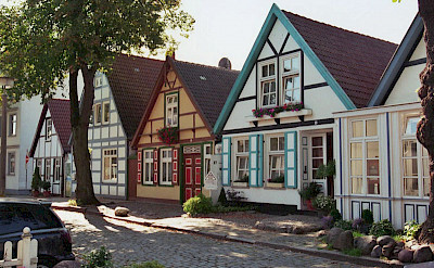 Alt Stadt in Warnemünde, Germany. Photo via Wikimedia Commons: Norbert Kaiser