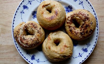 Bagels originate from Poland! Flickr:sk