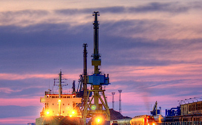 Harbor in Rostock, Mecklenburg-Vorpommern, Germany. Flickr:Maurice 