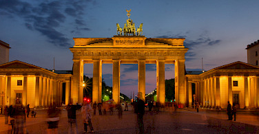 Brandenburg Gate in Berlin, Germany. Photo via Flickr:Roman Lashkin