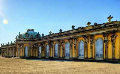 Schloss Sanssouci in Potsdam, former Summer Palace of Frederick the Great, King of Prussia. Photo via Flickr:Wolfgang Staudt
