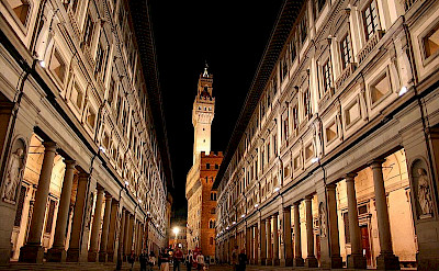 Uffizi Gallery in Florence, Tuscany, Italy. Photo via Wikipedia: Chris Wee