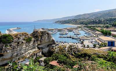 Harbor in Tropea, Calabria, southern Italy. Photo via Wikimedia Commons:Norbert Nagel