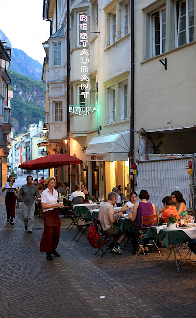 Evening in Bolzano, Italy. Photo via Flickr:Michael Behrens