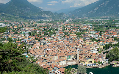 Overlooking Riva del Garda and the Trentino Alto Adige region of Italy. Photo via Flickr:herbaloid
