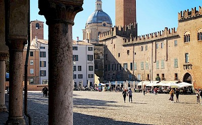 Square in Mantova, Italy. Unsplash@Golden_Voyagers