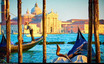 Gondola ride in Venice, Veneto, Italy. Photo via Flickr:Moyan Brenn