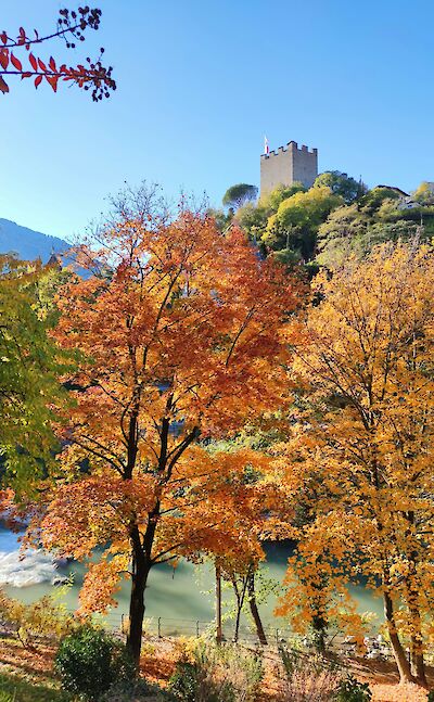 Castle in Merano, Italy. Unsplash@Andrea Pasquali