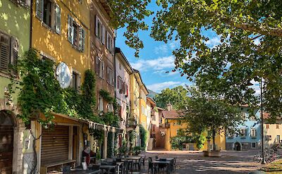 Outside cafe culture in Trento, Italy. Unsplash@Renato Muolo