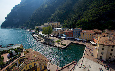 Lakeside resort of Riva del Garda, Italy. Photo via Flickr:Alex 45.884691, 10.839074